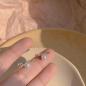 Preview: 360Home Silber pin Perle luftige Vintage Ohrringe E1959 Gold
